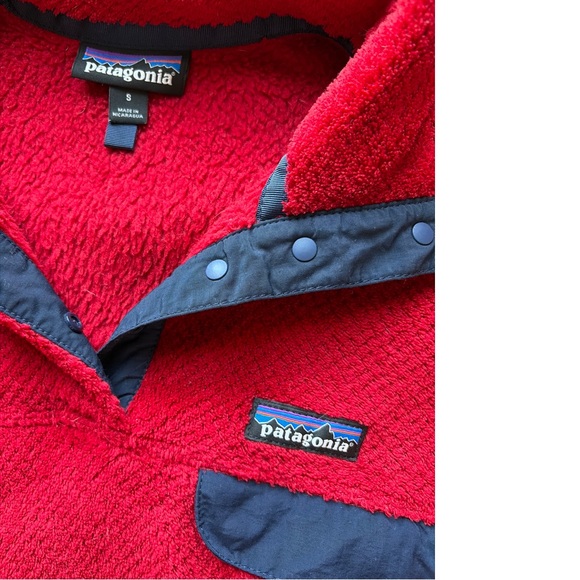 Patagonia Scarlet Fleece with Navy Trim - Picture 4 of 5